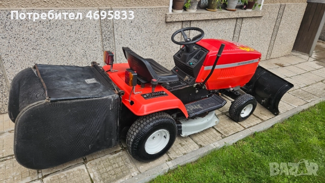 Трактор косачка със снегорин, снимка 3 - Градинска техника - 52953217