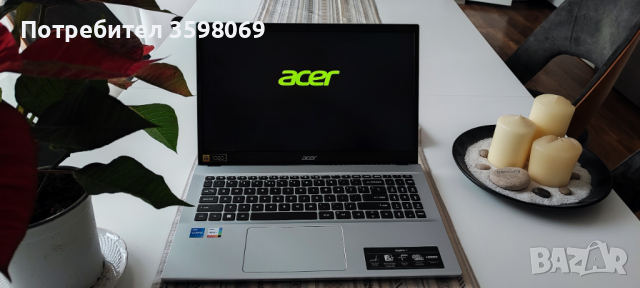 Продавам Чисто Нов Лаптоп Acer i5-1335U/16GB DDR5/1Tb nVme/Win11+Office21, снимка 2 - Лаптопи за работа - 44719216