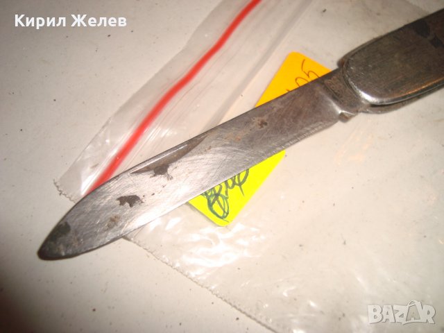 MIKOV CZECHOSLOVAKIA STAINLESS МИКОВ МАРКОВО РЯДКО СТАРО ДЖОБНО НОЖЧЕ за КОЛЕКЦИЯ МАРКИРАНО 9705, снимка 7 - Колекции - 31944750