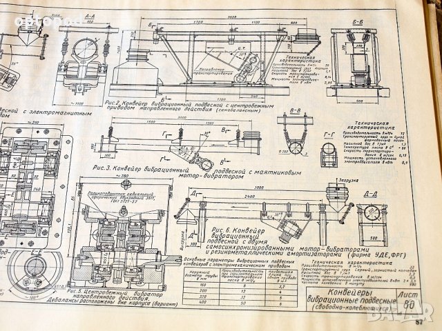 Транспортирующие машины - Атлас конструкций, Москва-1969г., снимка 8 - Специализирана литература - 34384595