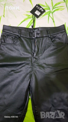 нов кожен панталон, снимка 2 - Панталони - 44285866