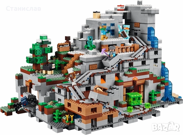 LEGO Minecraft 21137 The Mountain Cave, снимка 3 - Конструктори - 50085141