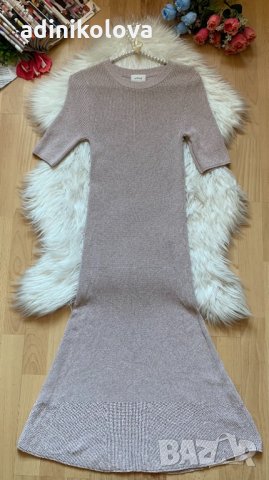 Миди рокля плетиво, снимка 1