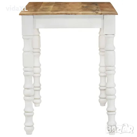 vidaXL Трапезна маса, 110x60x76 cм, мангово дърво масив, снимка 2 - Маси - 56147119
