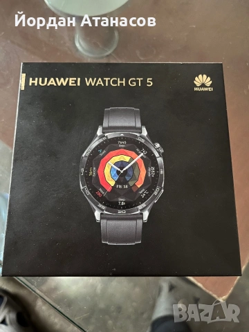 Смарт часовник HUAWEI WATCH GT 5 BLACK