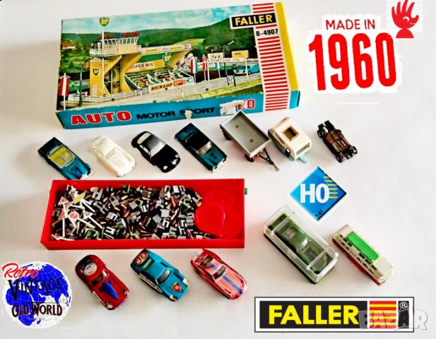 Пистови колички на Faller от 1960-те год и др