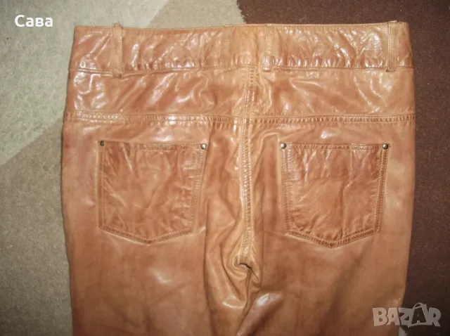 Кожен панталон RICANO  дамски,Л, снимка 5 - Панталони - 49339740