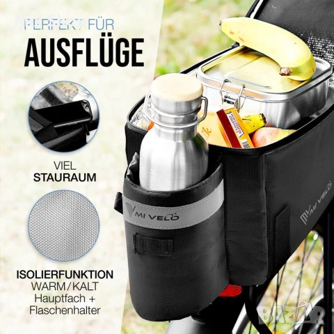 Нова Хладилна чанта за багажник за велосипед  Mi Velo, снимка 3 - Други спортове - 54089618