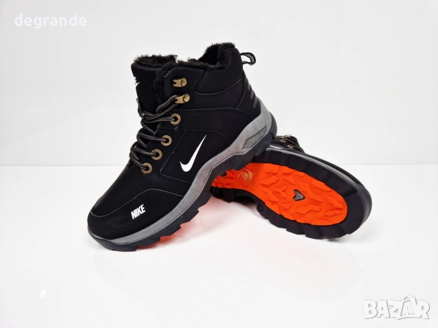Mъжки зимни боти Nike с дебела топла вата, снимка 2 - Мъжки боти - 52587994