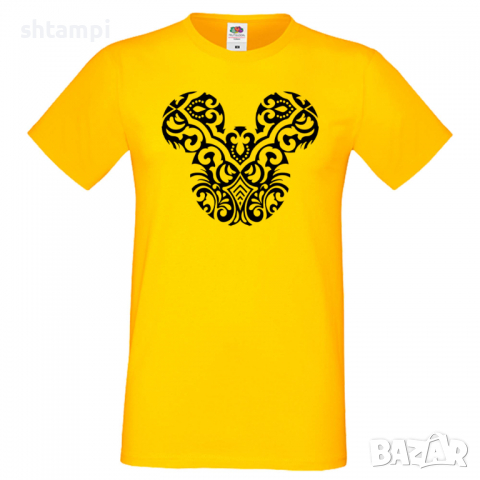 Мъжка тениска Mickey Head 4 Подарък,Изненада,Рожден ден, снимка 3 - Тениски - 36575922