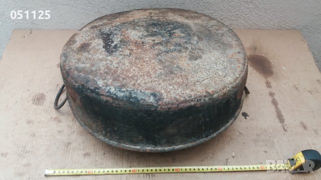 стара масивна кована тава за лютеница, агнета и др. , снимка 14 - Антикварни и старинни предмети - 38015279