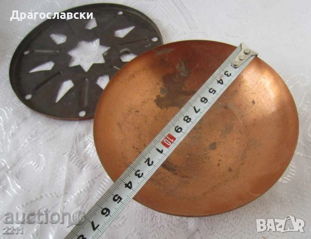  2 бр стари метални свещници, свещник, патина, свещници лофт, тамянник, антика , снимка 12 - Декорация за дома - 28874592