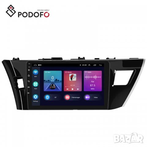 Мултимедия, за Toyota Corolla, Двоен дин, Навигация, дисплей, 2 DIN, плеър, екран, Android, Андроид, снимка 3 - Аксесоари и консумативи - 40198615
