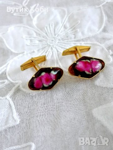 Уникални копчета за ръкавели Мурано, снимка 5 - Антикварни и старинни предмети - 37985680