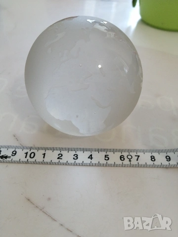 Сувенир, стъклена сфера - глобус, снимка 2 - Декорация за дома - 54244738