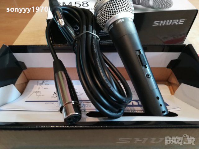 SHURE SM58 VOCAL PROFI MIC 2601221911, снимка 3 - Микрофони - 35571756