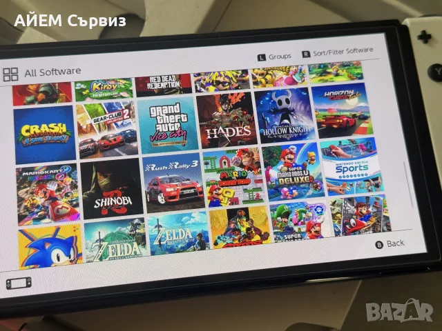 Nintendo Switch OLED с чип и 512GB, снимка 5 - Nintendo конзоли - 55992477