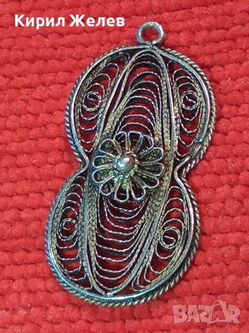СТАРИНЕН ФИЛИГРАНЕН СРЕБЪРЕН МЕДАЛЬОН СРЕБРО ВИСОКА ПРОБА ХУДОЖЕСТВЕНА РЪЧНА МАЙСТОРСКА РАБОТА 49349, снимка 12 - Антикварни и старинни предмети - 49551698
