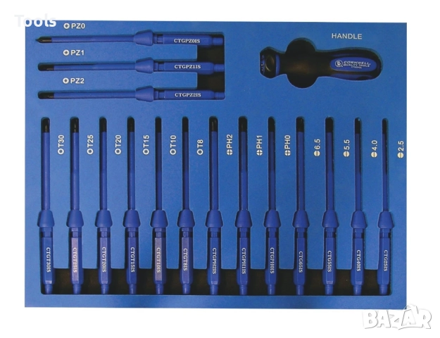 Cornwell Tools Interchangeable Insulated Screwdriver Set 1000v 17Pc