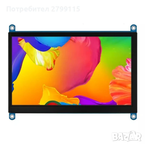 Монитор 7 инчов  1024x600, HDMI,Touch Screen, снимка 2 - Монитори - 50513882