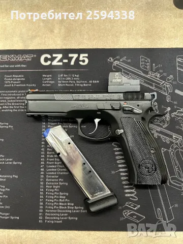  Боен  Пистолет CZ SP-01 Shadow 1 kal.9x19, снимка 9 - Бойно оръжие - 49700307