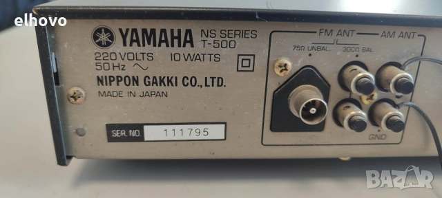 Стерео тунер Yamaha T-500, снимка 6 - Ресийвъри, усилватели, смесителни пултове - 52610941