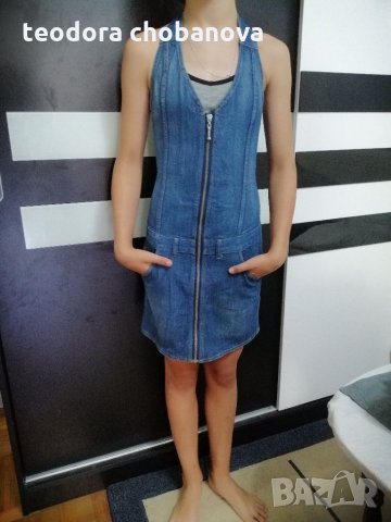 Дънкова рокля Wrangler, снимка 3 - Рокли - 33755082