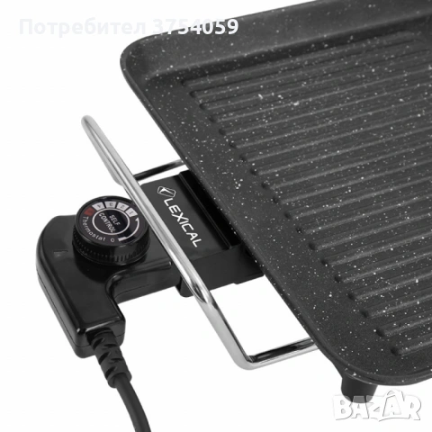 Електрически грил Lexical LBQ-2591 с незалепващо гранитно покритие – Бързо и лесно готвене без услож, снимка 5 - Скари - 53075066