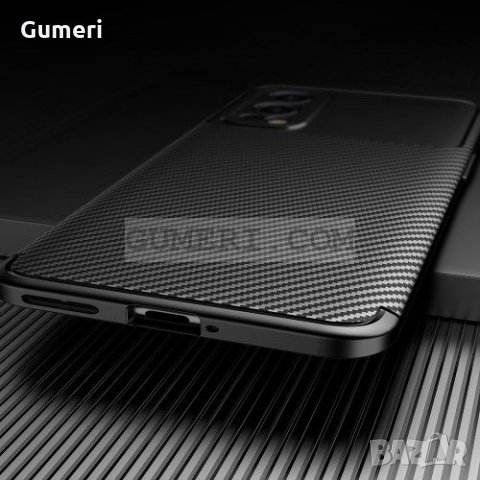OnePlus Nord 2 5G - Противоударен Силиконов Гръб - Карбон, снимка 3 - Калъфи, кейсове - 35099476