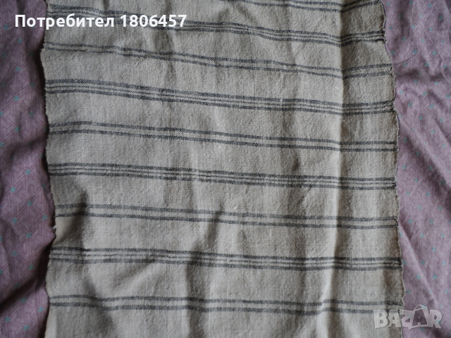 Ръчно тъкан плат, снимка 2 - Антикварни и старинни предмети - 44570497