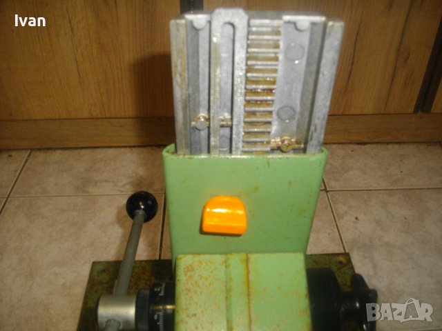 6кг-Голяма Стойка За Бормашина-Работен Ход85мм-ф43мм-С Тресчотка-Прецизна-Немска Профи-WOLFCRAFT 540, снимка 9 - Други инструменти - 40462363