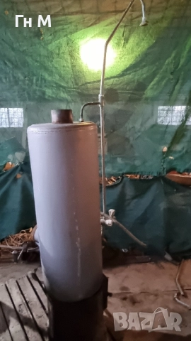 комбиниран бойлер на твърдо гориво и ток