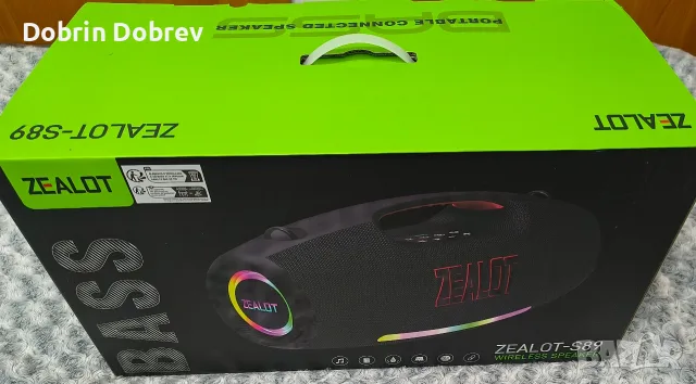 Zealot s89 250w Party Bluetooth Тонколона, снимка 5 - Bluetooth тонколони - 56097211