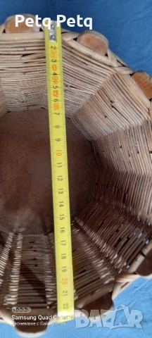 кашпа, кошница дървена , снимка 3 - Антикварни и старинни предмети - 51941402