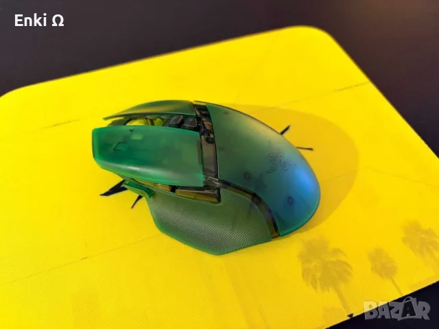 Корпус (Shell) за мишка Razer Basilisk V3 Pro — Phantom Green Edition., снимка 2 - Клавиатури и мишки - 56417890