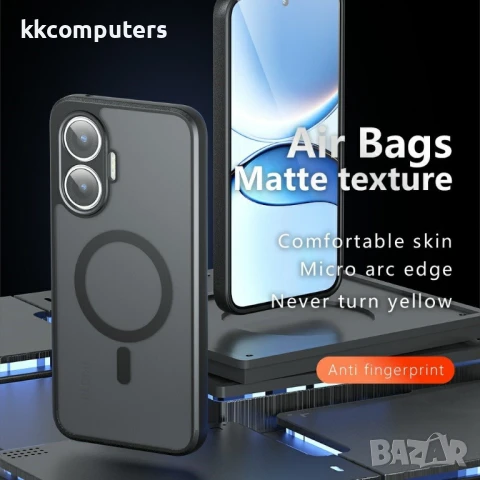 Xiaomi Poco F7 5G / Redmi Turbo 4 Pro 5G PC + TPU/ MagSafe Удароустойчив Калъф и Протектор, снимка 3 - Калъфи, кейсове - 50809740