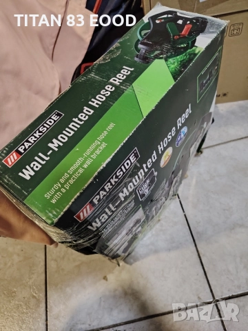 Parkside® Макара за маркуч за стенен монтаж, снимка 4 - Напояване - 51649138