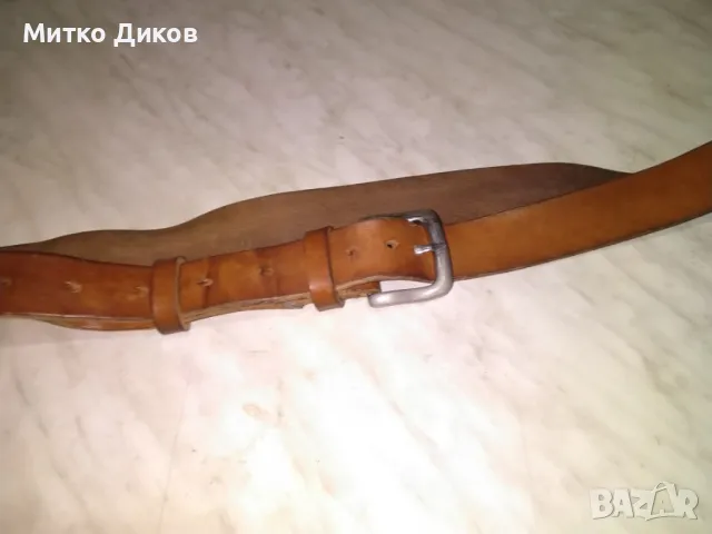 Колан естествена кожа 37мм на 185 см супер дълъг за по-пълни хора, снимка 4 - Колани - 49547878