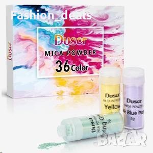 Нов комплект 36 цвята бои от епоксидна смола за художествени занаяти изкуство, снимка 4 - Други - 39347823