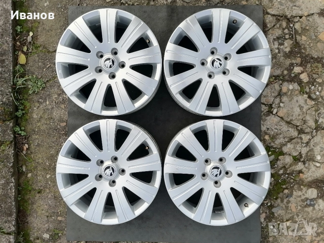 оригинални джанти 17" 5х112 Skoda , снимка 2 - Гуми и джанти - 52724856