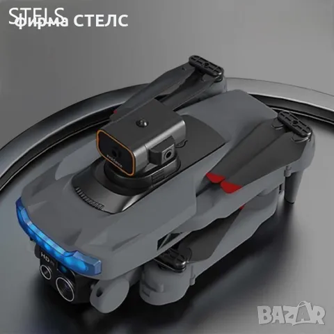 Дрон STELS P19 PRO, Двойна камера, WiFi, Батерия 3 бр., снимка 4 - Дронове и аксесоари - 46519645