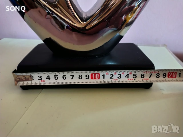 Прекрасна Немска Керамична Скулптура Сърце-Влюбени, снимка 8 - Антикварни и старинни предмети - 51155681