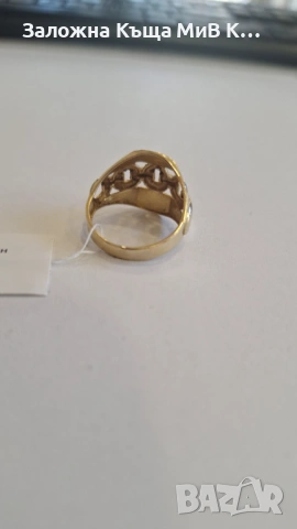 Златен Пръстен 3.68гр 01457-26/1, снимка 3 - Пръстени - 54344150