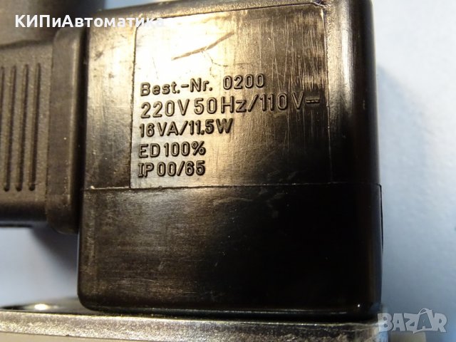 Пневматичен разпределител HERION 2636000 1/4, 220V, 10bar, снимка 5 - Резервни части за машини - 39374226