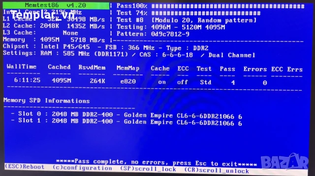 GEIL 2x2 DDR2 1066 PC2 8500 AT 1171, снимка 4 - RAM памет - 50702646