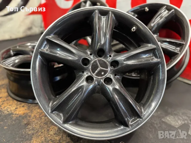 Алуминиеви джанти за Мерцедес, Спорт пакет, 17 цола, 5х112, снимка 6 - Гуми и джанти - 49695857