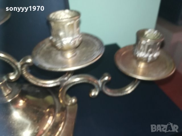 ГОЛЯМ СВЕщНИК ЗА 5 СВЕщИ-40СМ-ВНОС шВЕИЦАРИЯ, снимка 12 - Колекции - 30218600