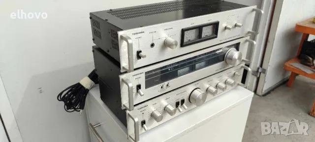 Стерео усилвател, предусилвател, тунер Toshiba, снимка 4 - Ресийвъри, усилватели, смесителни пултове - 47276598