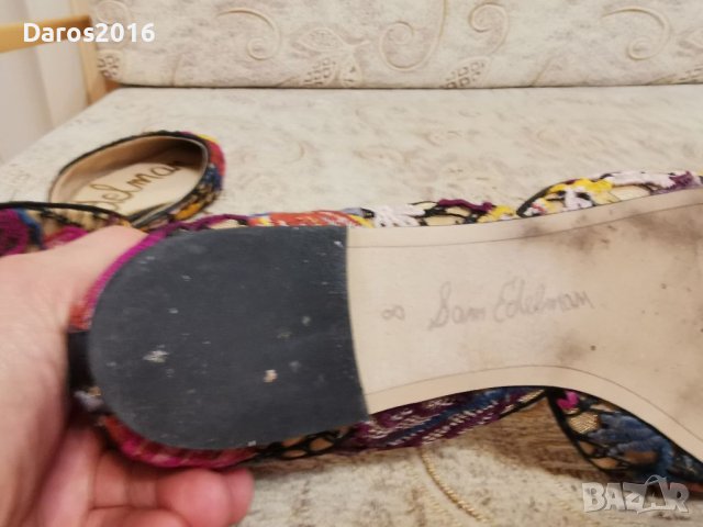 Уникални дамски обувки Sam Edelman 39 номер, снимка 8 - Дамски елегантни обувки - 38504969