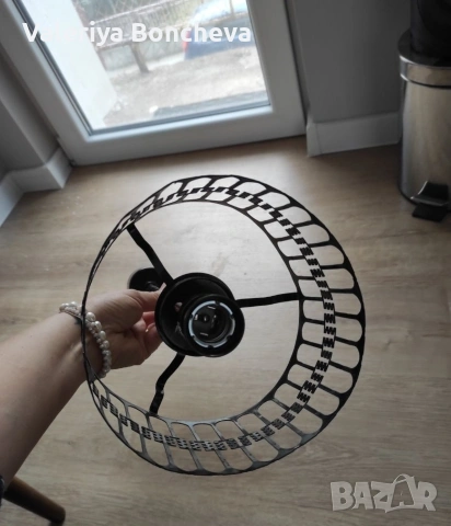 Черен желязен полюлей, снимка 5 - Полилеи - 53246243